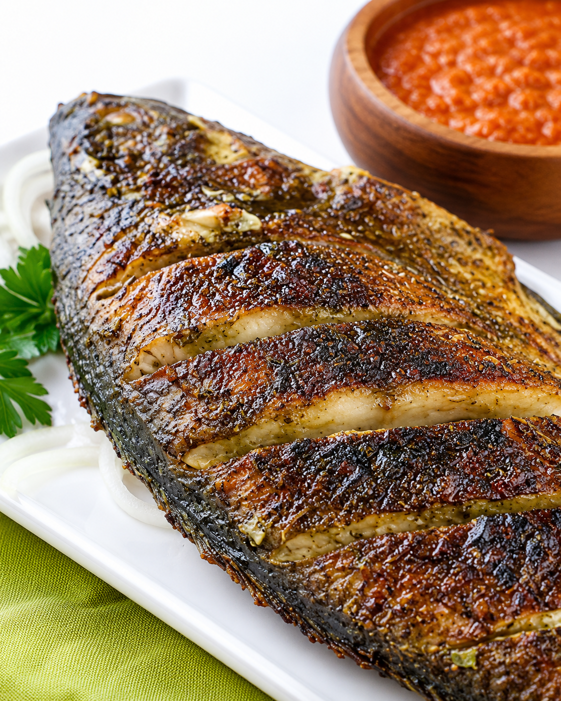 Poisson braisé